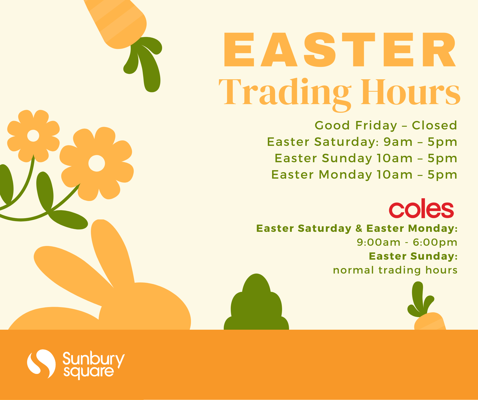 Easter Trading Hours Tile